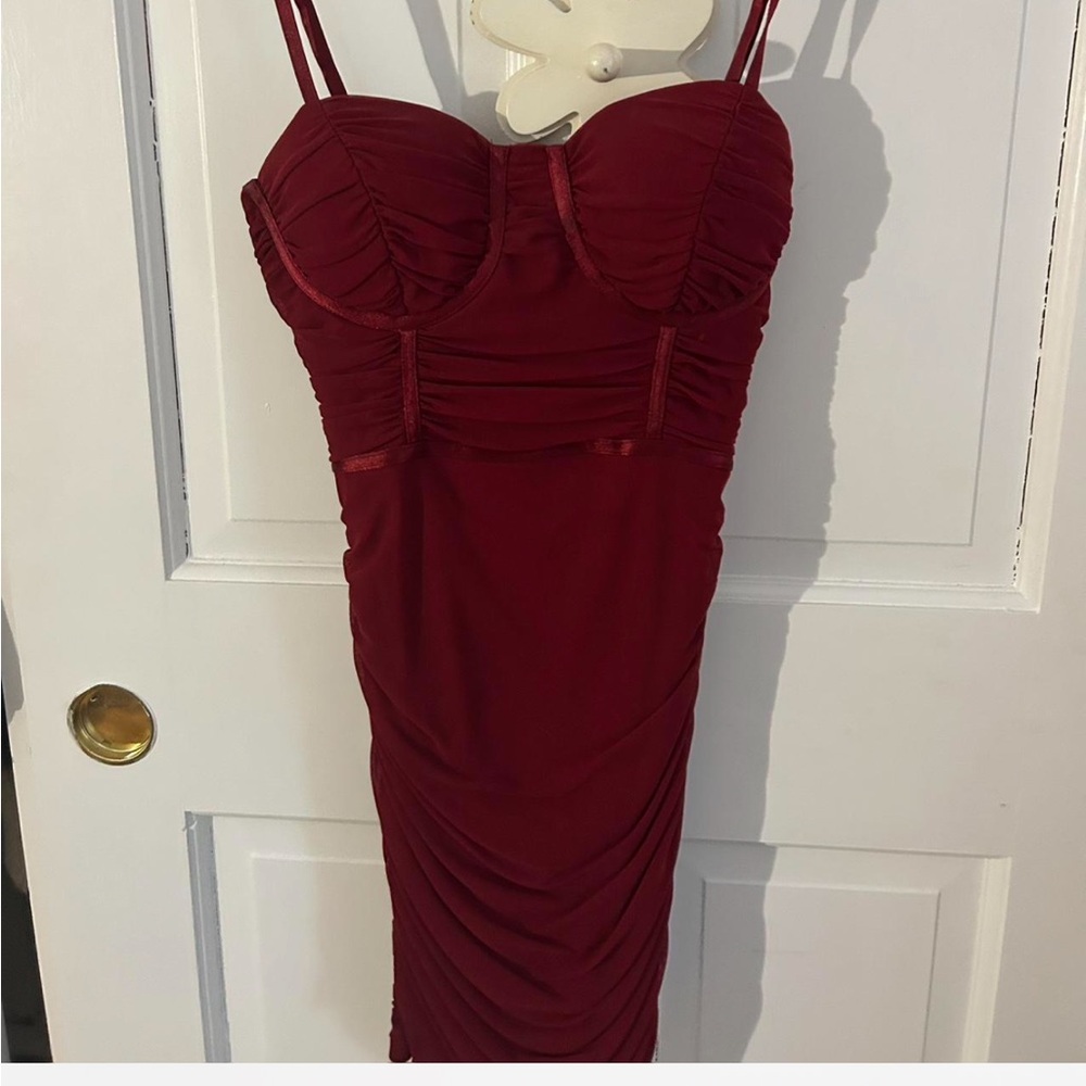 Windsor red mini dress size small